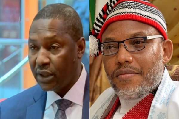 Kanu’s discharge: Malami playing FG’s script – IPOB