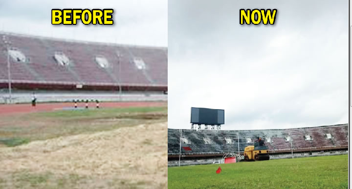 Lagos National Stadium wears new look