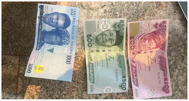 Buhari Unveils Re-Designed Naira Notes