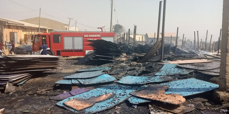 Fire guts 150 shops in Kachako Market in Kano