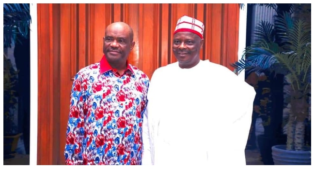 Wike Receives NNPP’s Kwankwaso Ahead Of Project Inauguration