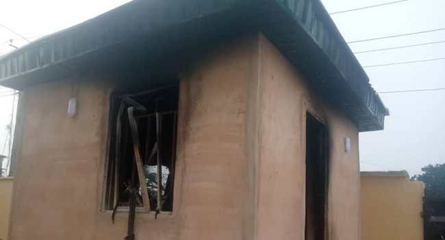 Hoodlums Set Ablaze INEC Office In Imo, Abduct Construction Workers