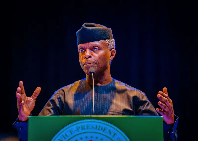 Fear mustn’t lead our youths to ‘japa’ – Osinbajo