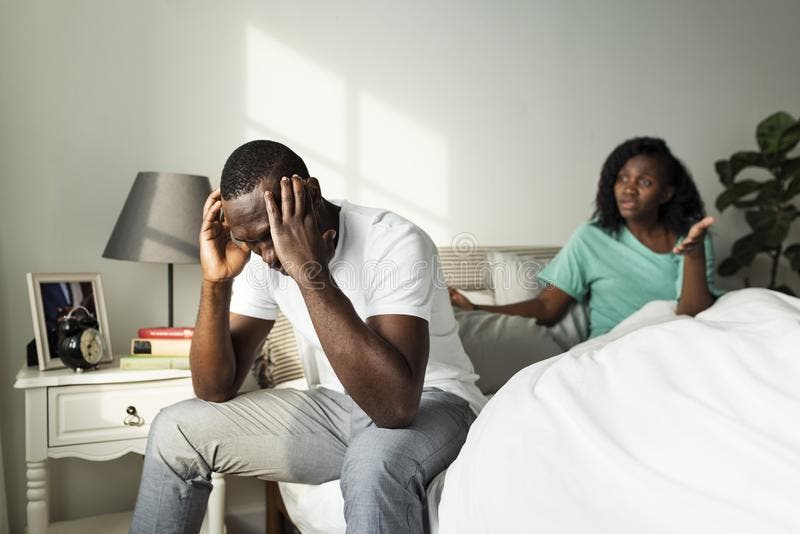 Nigerian man questions his girlfriend for always visiting her male bestie