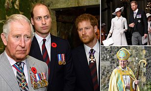 Charles WANTS Harry to attend his Coronation: The King ‘asks Justin Welby to broker deal allowing Duke and Meghan to be at ceremony