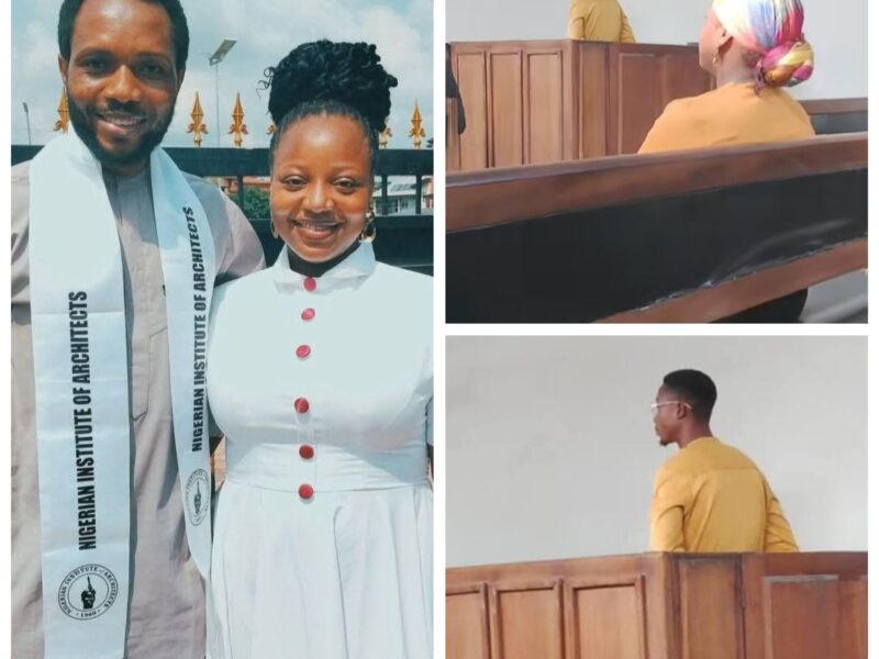 husband and wife in court