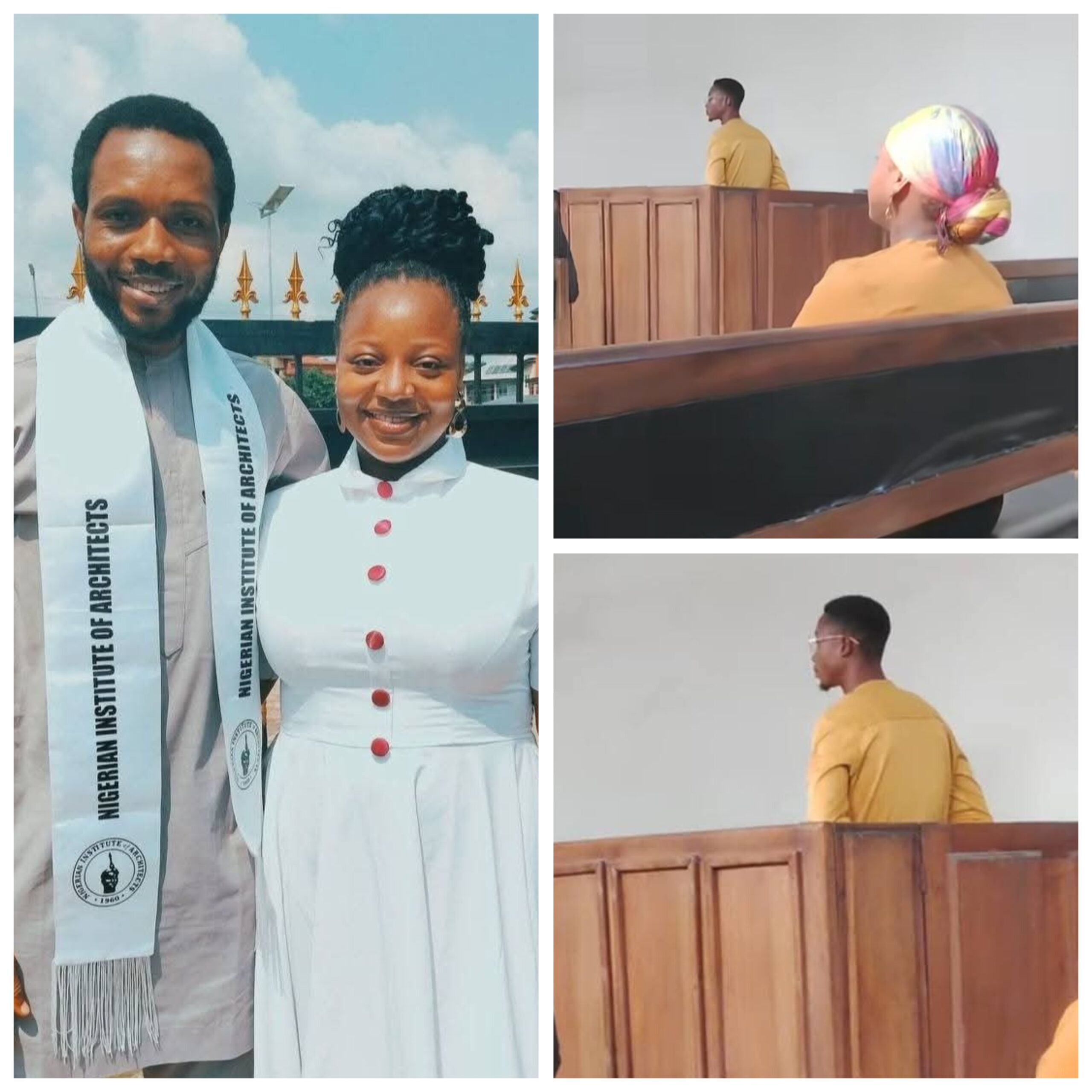 husband and wife in court